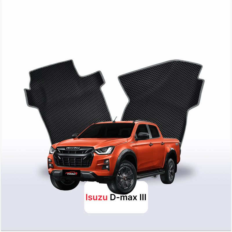 Car mats EVA for Isuzu D-Max 3 gen 2019-2027 year PICK-UP  double cabin