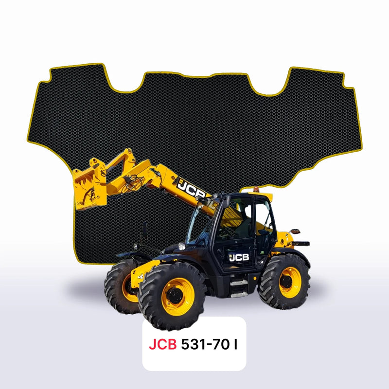 Car mats EVA for JCB 531-70 1 gen 2005-2028 year TELESCOPIC HANDLER