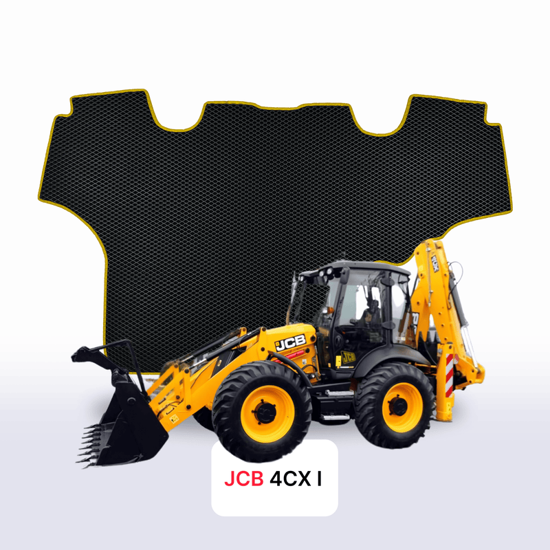 Car mats EVA for JCB 4CX 1 gen 2008-2024 year DIGGER