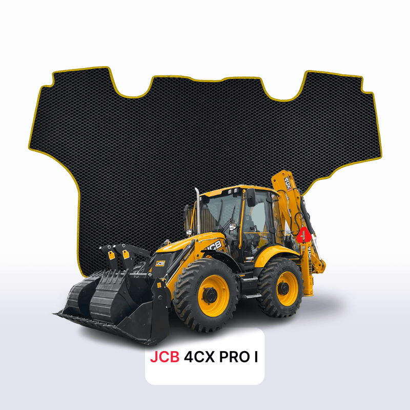 Car mats EVA for JCB 4CX PRO 1 gen 2008-2024 year DIGGER