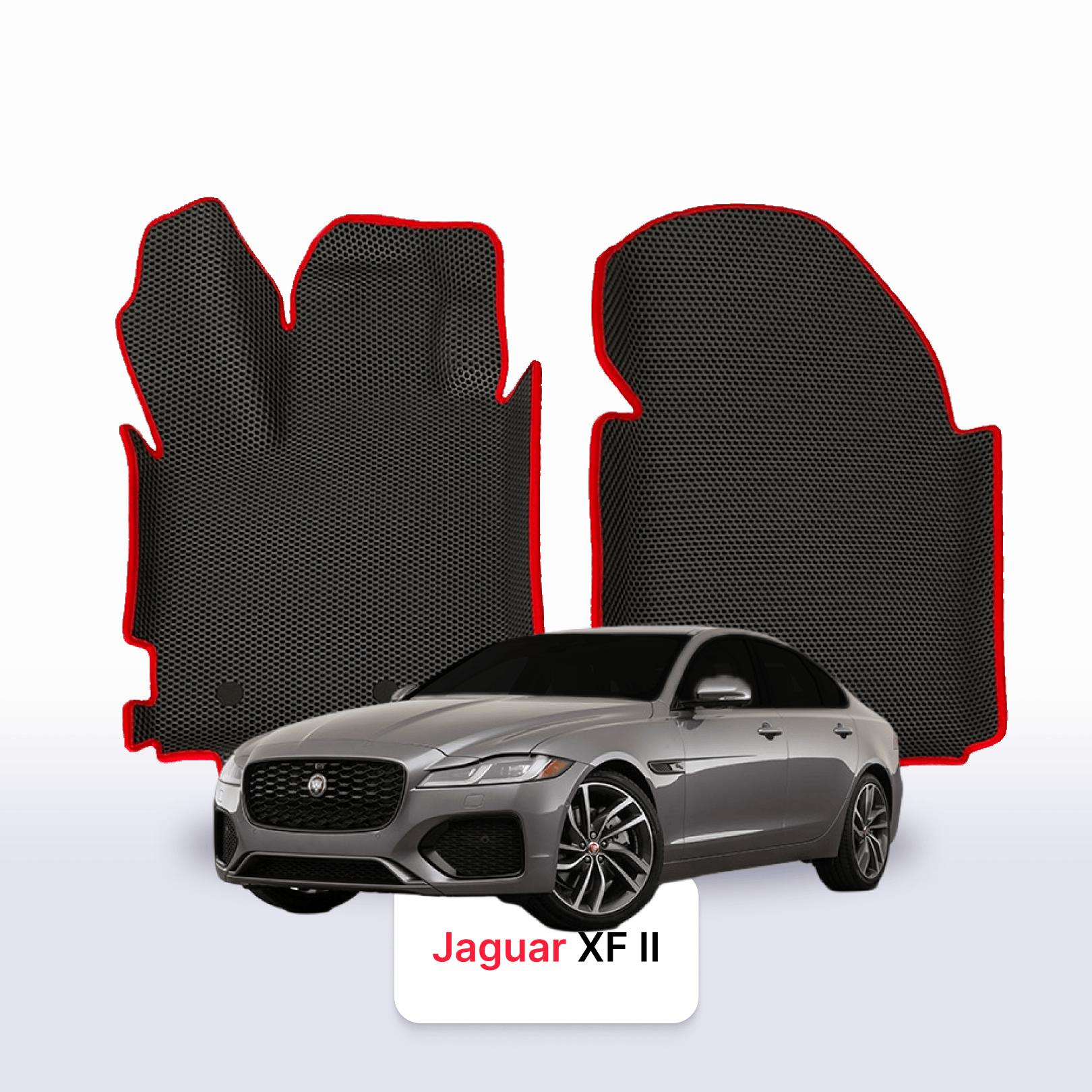 Car mats EVA for Jaguar XF X260 2 gen 2015-2024 year SEDAN