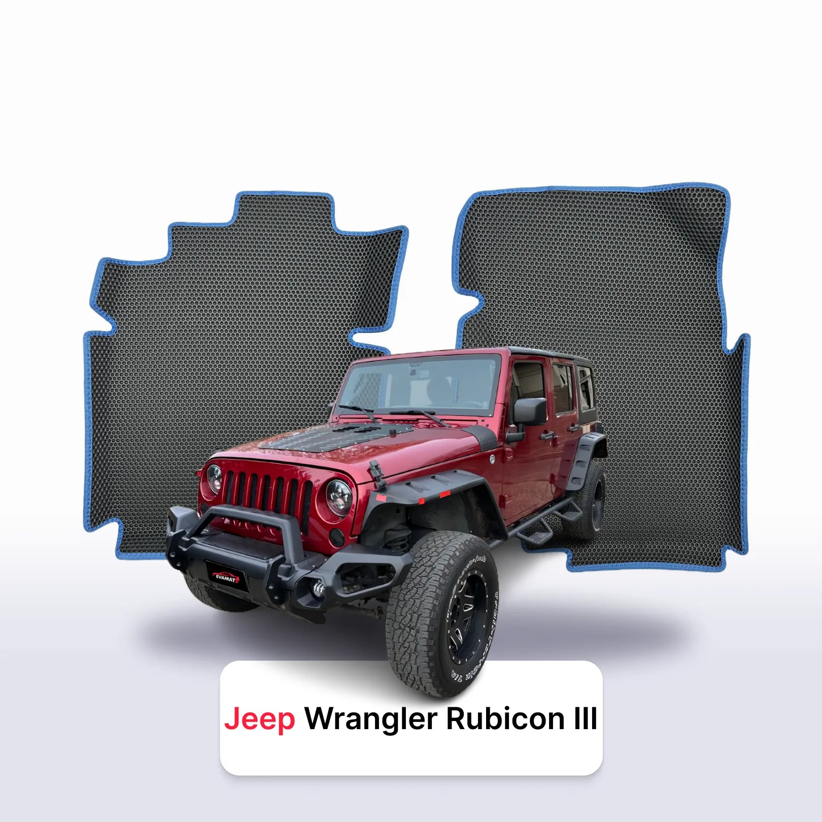 Car mats EVA for Jeep Wrangler Rubicon(JK) 3 gen 2006-2018 year SUV 5 door