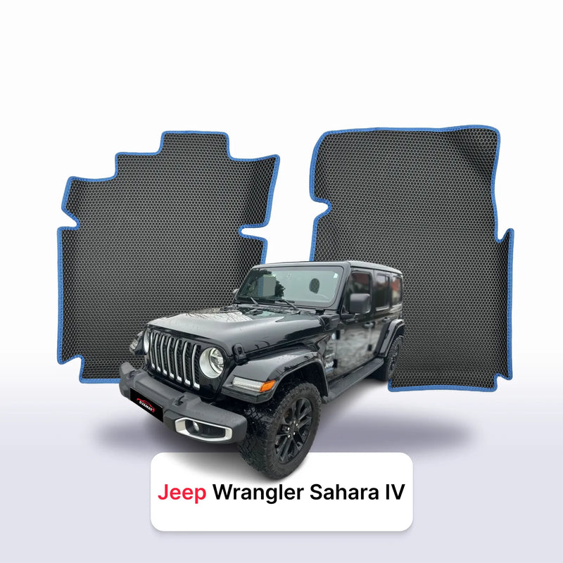 Car mats EVA for Jeep Wrangler Sahara(JL) 4 gen 2017-2027 year SUV 5 door