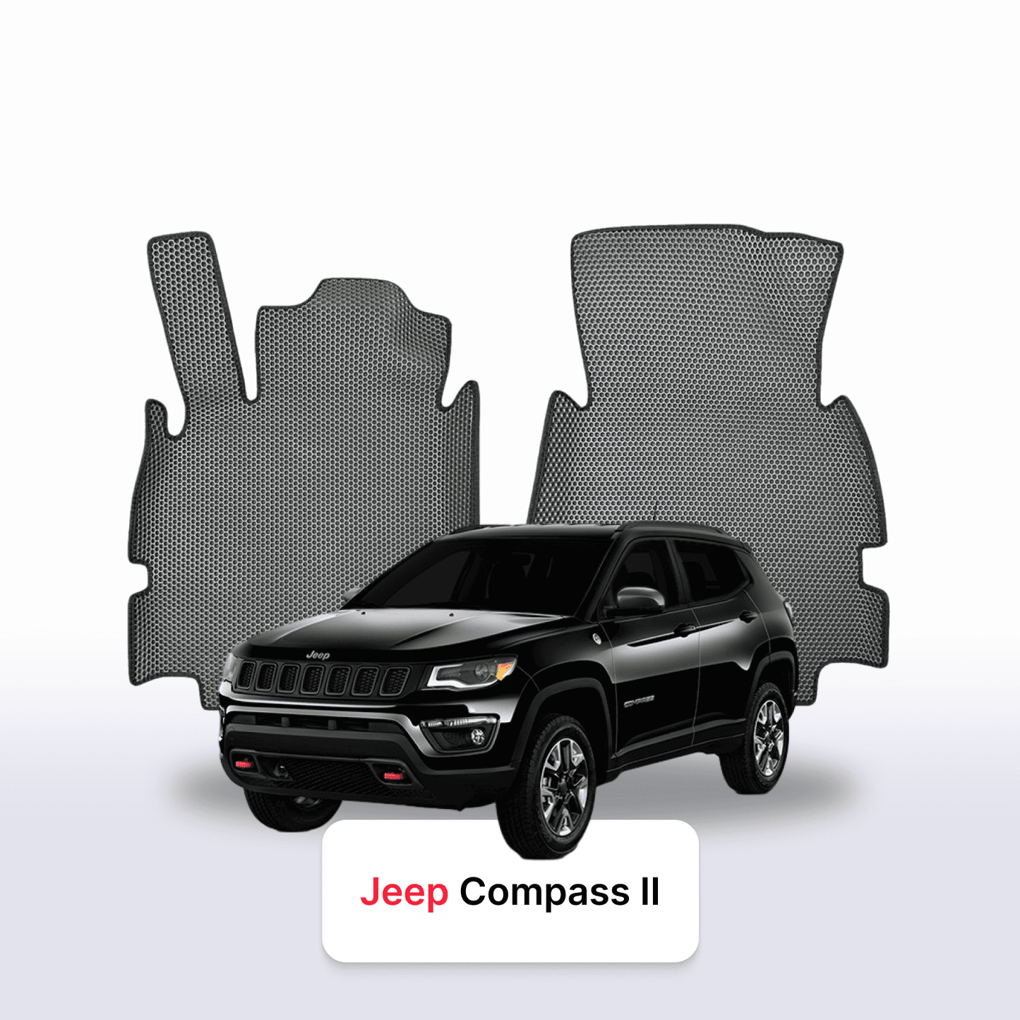 Car mats EVA for Jeep Compass 2 gen 2017-2026 year SUV