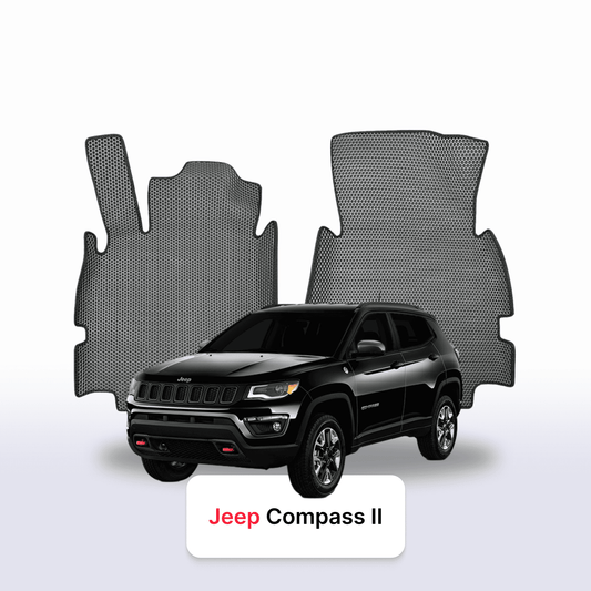 Car mats EVA for Jeep Compass 2 gen 2017-2026 year SUV