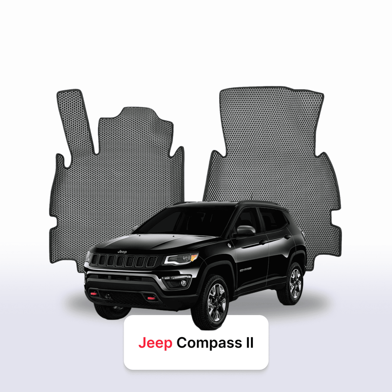 Car mats EVA for Jeep Compass 2 gen 2017-2026 year SUV