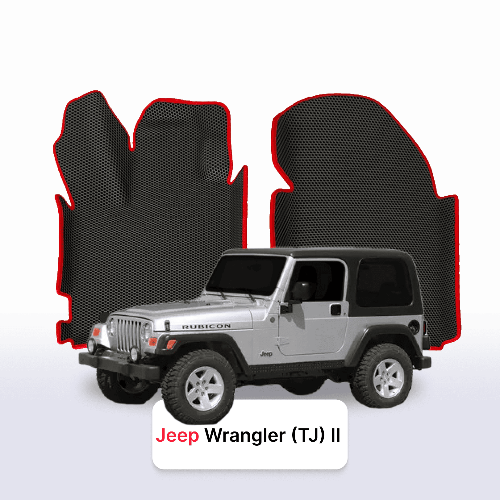 Car mats EVA for Jeep Wrangler(TJ) 2 gen 1996-2006 year 3 door SUV