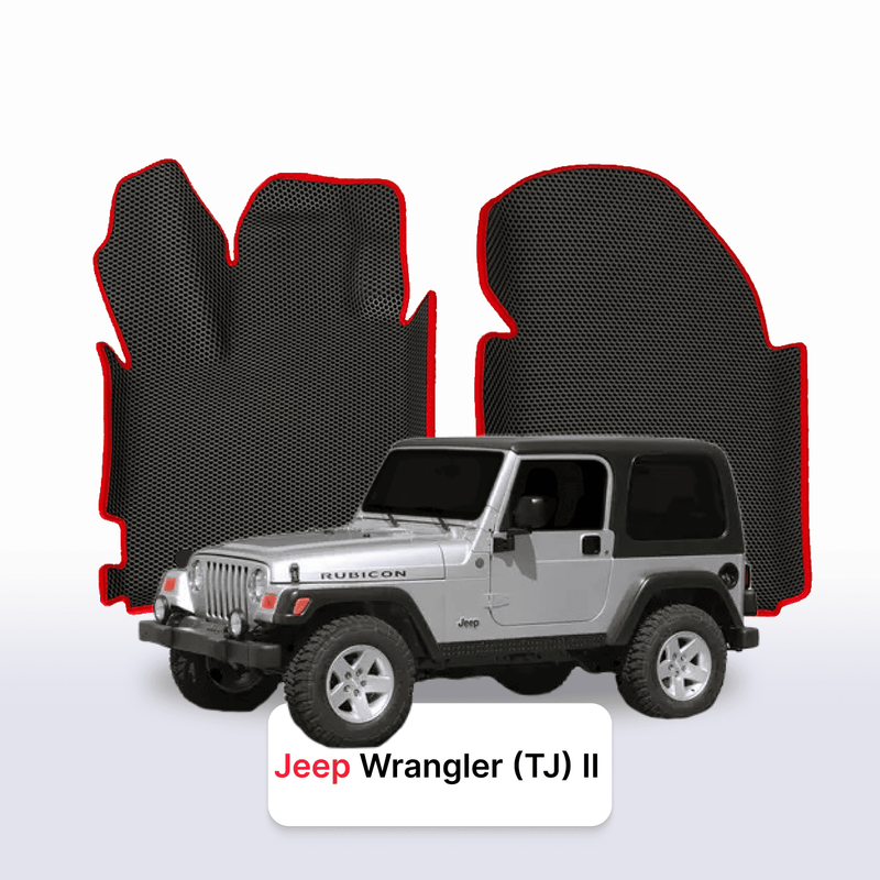 Car mats EVA for Jeep Wrangler(TJ) 2 gen 1996-2006 year 3 door SUV