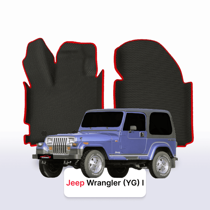 Car mats EVA for Jeep Wrangler (YJ) 1 gen 1986-1996 year 3 door SUV