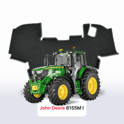 Car mats EVA for John Deere 6155M 1 gen 2018-2028 year TRACTOR
