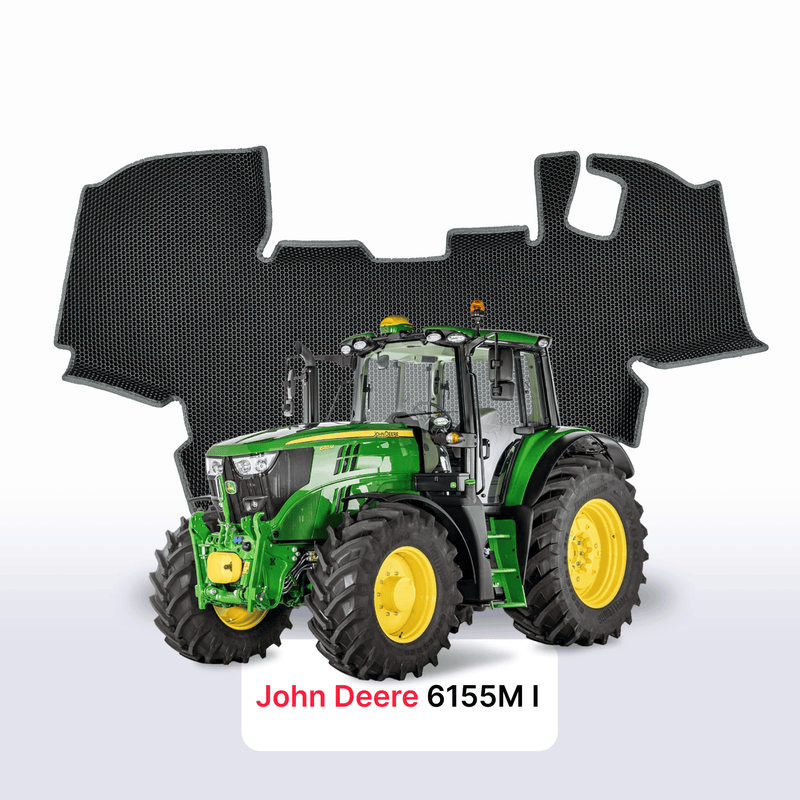 Car mats EVA for John Deere 6155M 1 gen 2018-2028 year TRACTOR