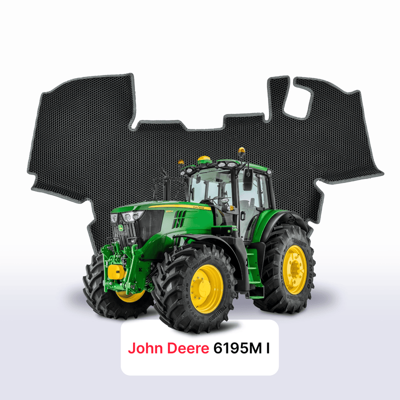 Car mats EVA for John Deere 6195M 1 gen 2017-2028 year TRACTOR