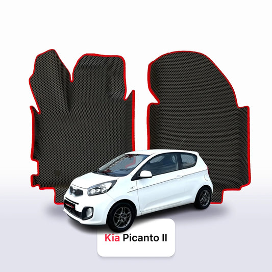 Car mats EVA for Kia Picanto II gen 2011-2017 year HATCHBACK 3 door