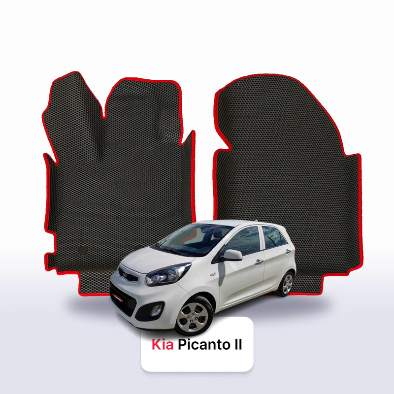 Car mats EVA for Kia Picanto II gen 2011-2017 year HATCHBACK 5 door