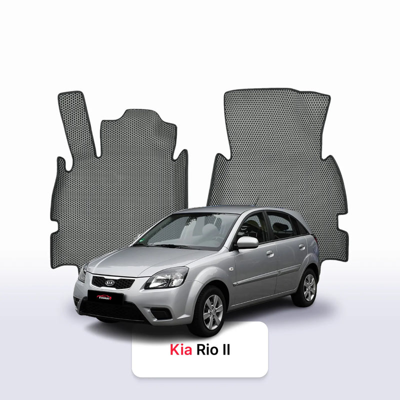 Car mats EVA for Kia Rio II gen 2005-2011 HATCHBACK 5 door