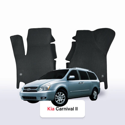 Car mats EVA for Kia Carnival II gen 2006-2014 year MINIVAN