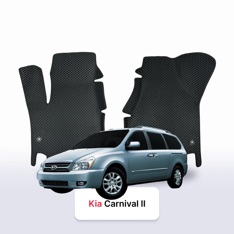 Car mats EVA for Kia Carnival II gen 2006-2014 year MINIVAN