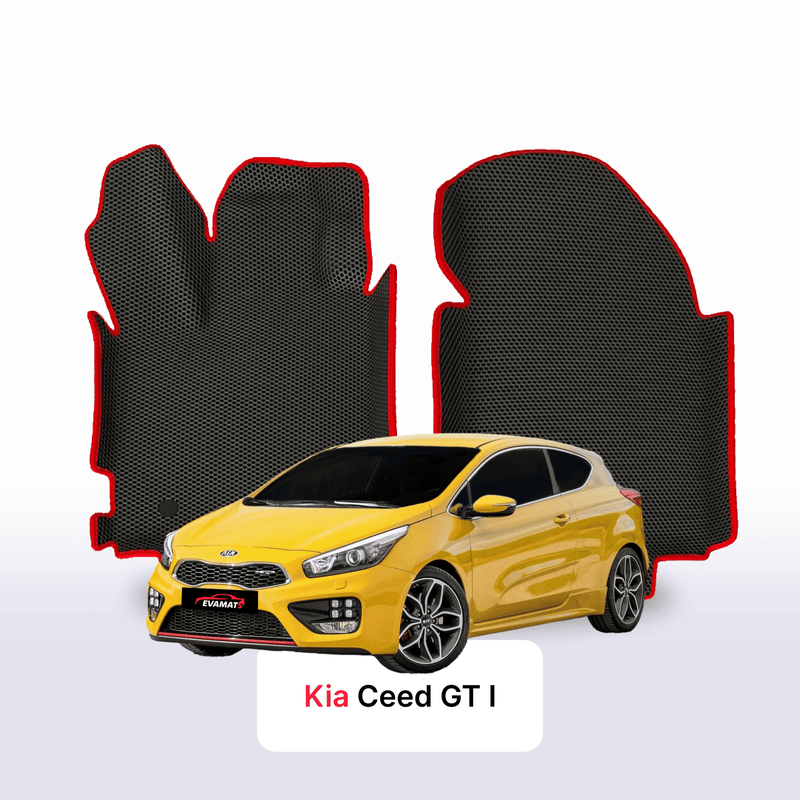 Car mats EVA for Kia Ceed GT I gen 2012-2018 year HATCHBACK 3 door