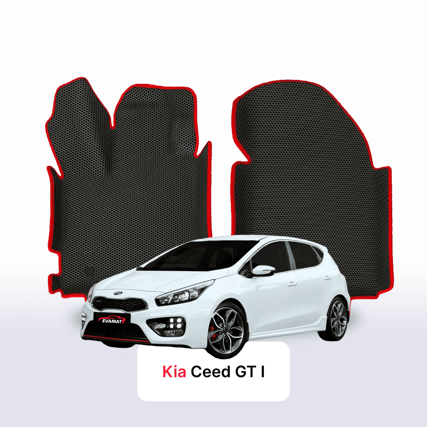 Car mats EVA for Kia Ceed GT I gen 2012-2018 year HATCHBACK 5 door