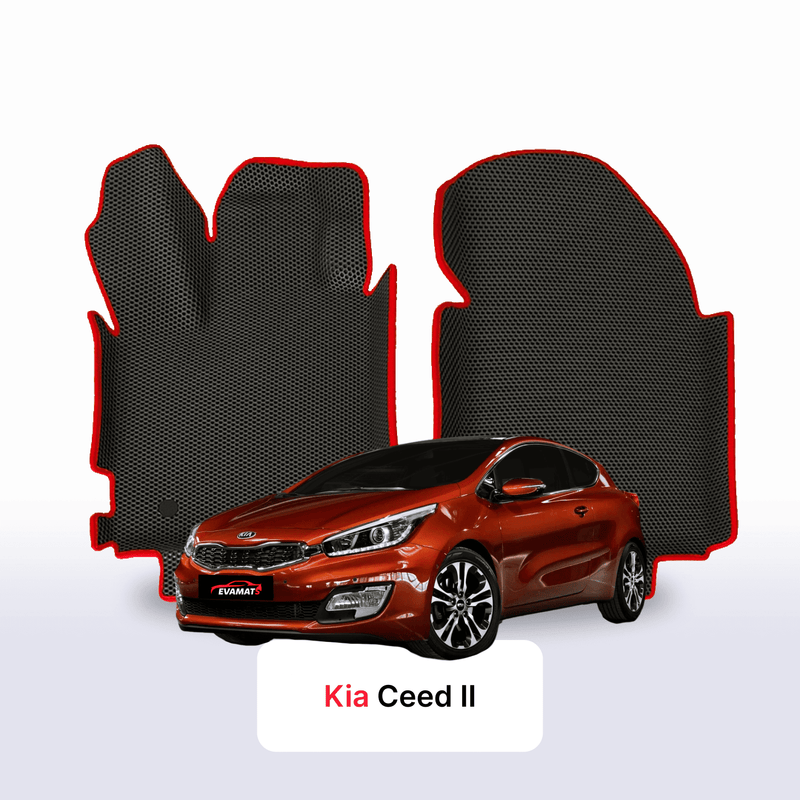 Car mats EVA for Kia Ceed II gen 2012-2018 year HATCHBACK 3 door