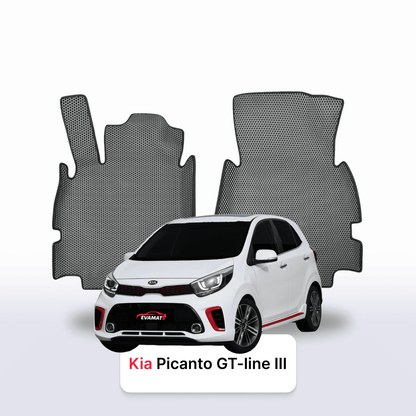 Car mats EVA for Kia Picanto GT-line III gen 2017-2028 year HATCHBACK 5 door