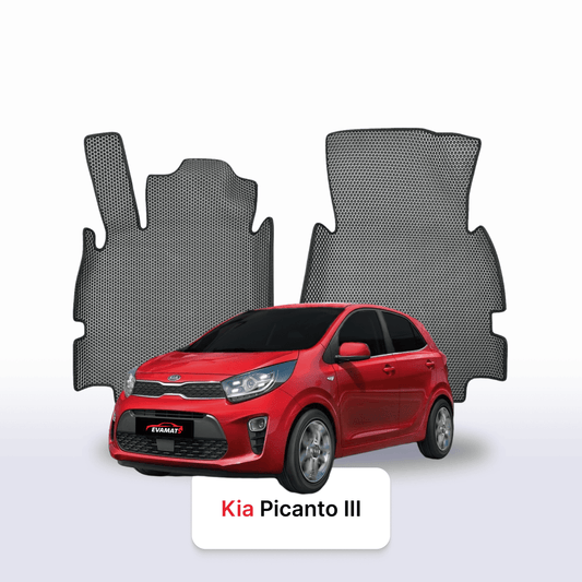 Car mats EVA for Kia Picanto III gen 2017-2028 year HATCHBACK 5 door
