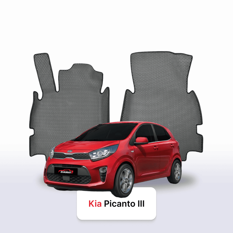 Car mats EVA for Kia Picanto III gen 2017-2028 year HATCHBACK 5 door