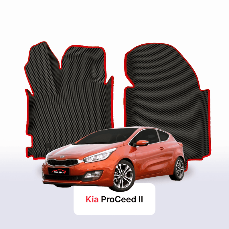 Car mats EVA for Kia ProCeed II gen 2012-2018 year HATCHBACK 3 door