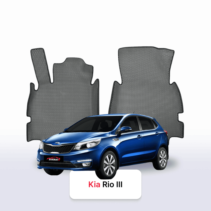 Car mats EVA for Kia Rio III gen 2011-2017 HATCHBACK 5 door