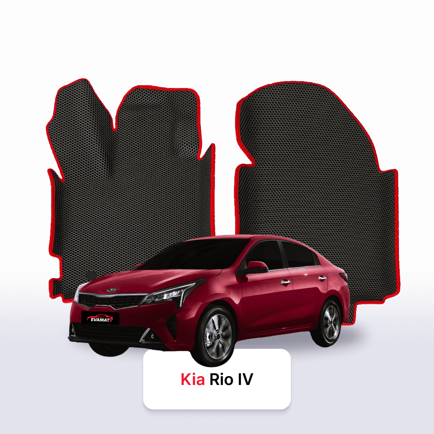 Car mats EVA for Kia Rio IV gen 2016-2023 year SEDAN