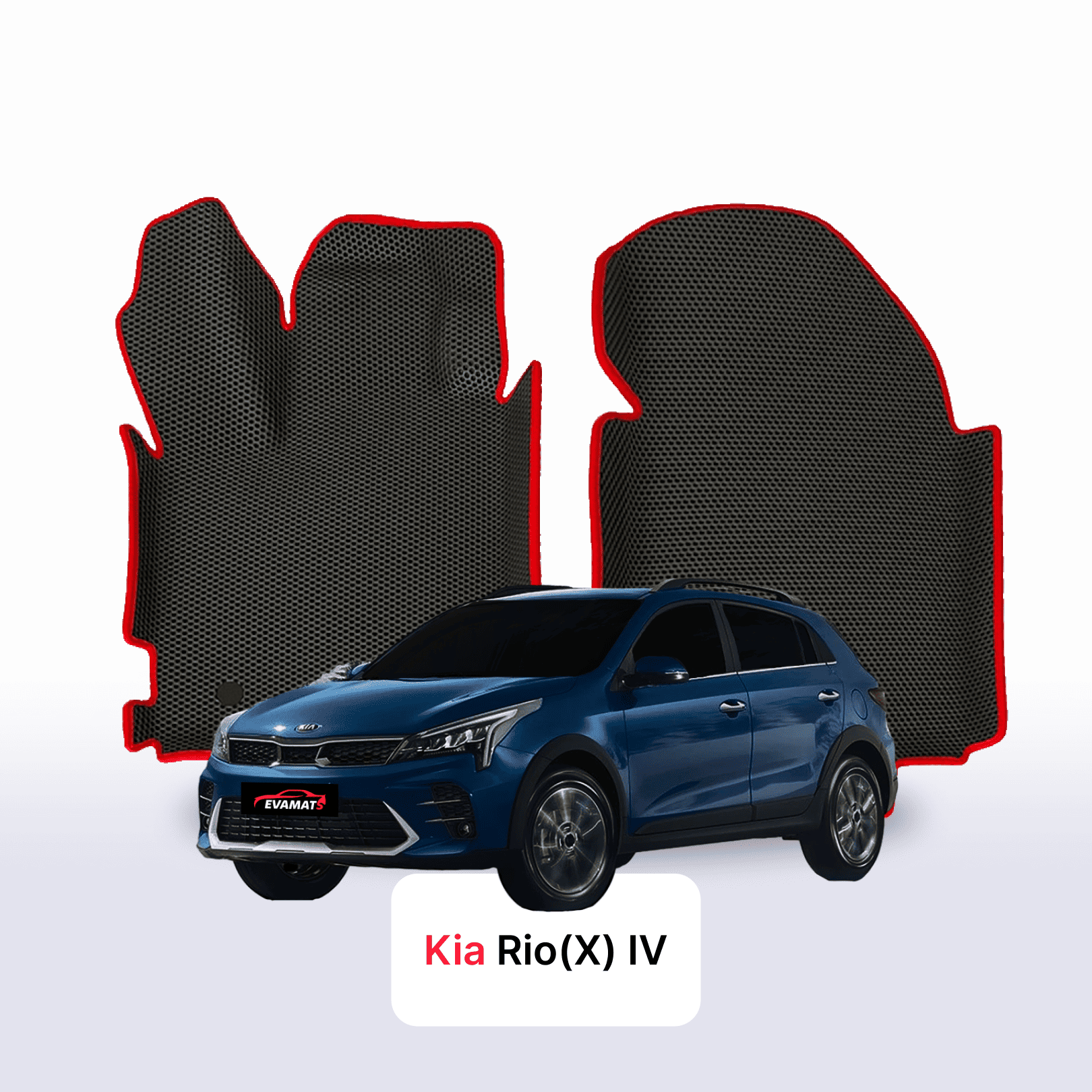Car mats EVA for Kia Rio(X) IV gen 2016-2023 year HATCHBACK 5 door