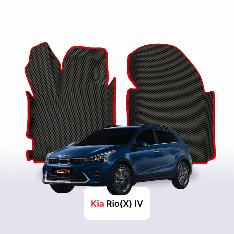 Car mats EVA for Kia Rio(X) IV gen 2016-2023 year HATCHBACK 5 door