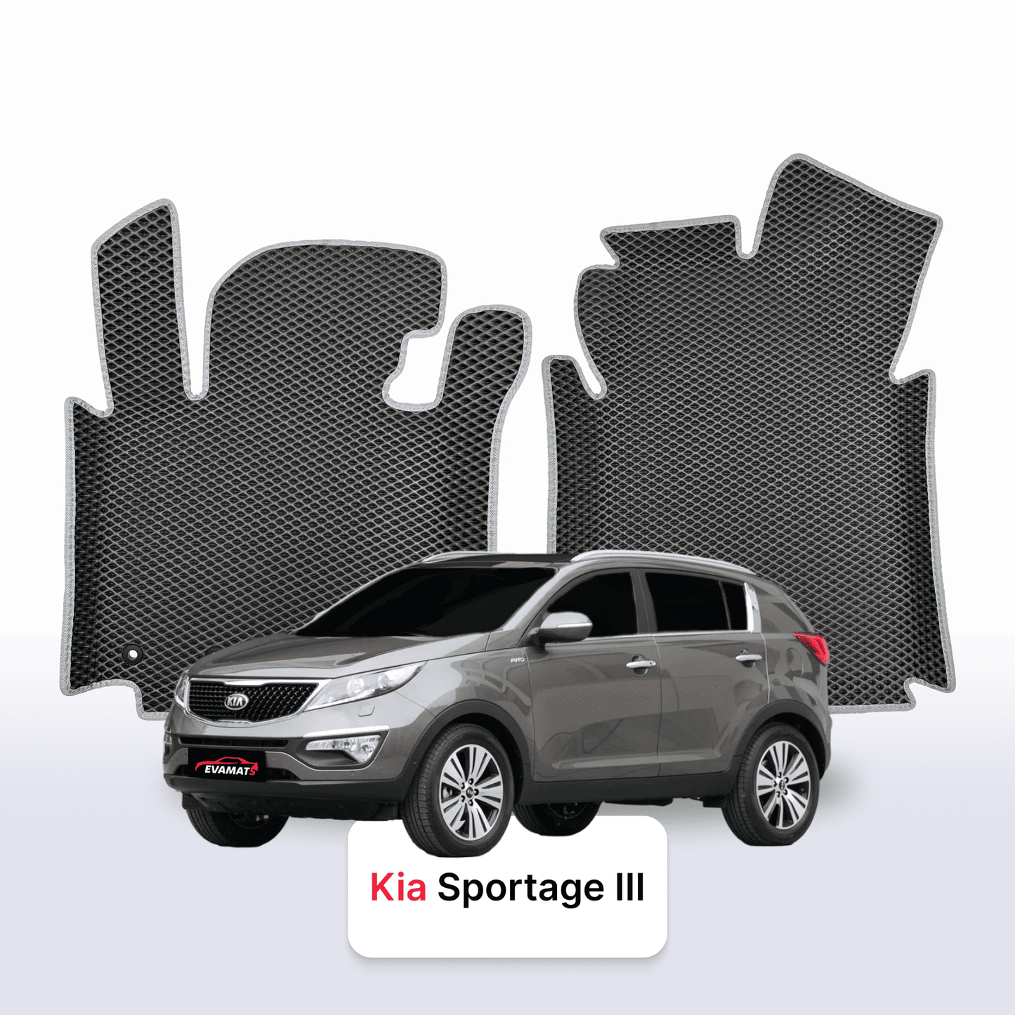 Car mats EVA for Kia Sportage III gen 2010-2016 year SUV