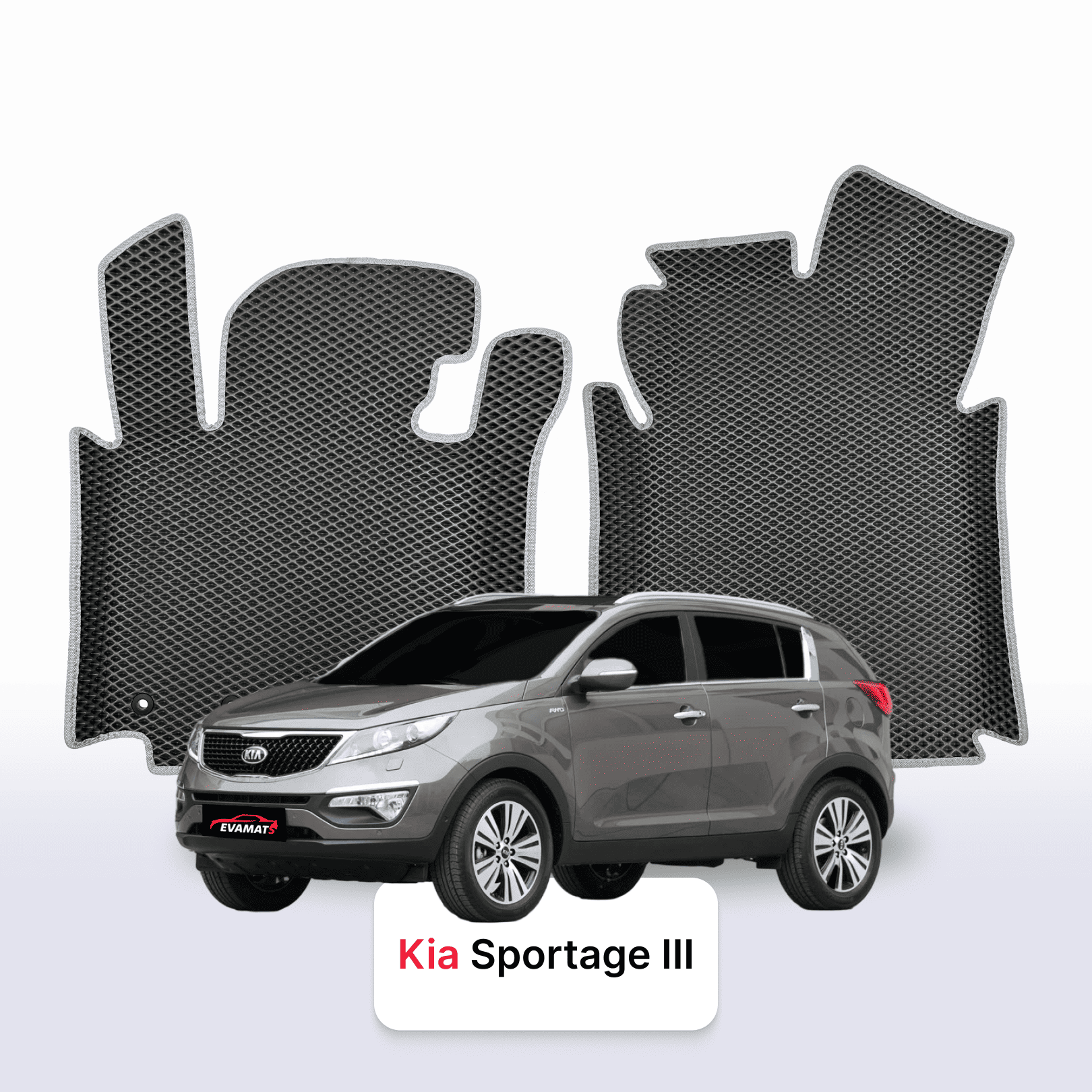 Car mats EVA for Kia Sportage III gen 2010-2016 year SUV