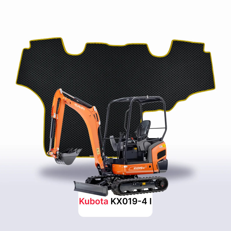 Car mats EVA for Kubota KX019-4 1 gen 2011-2028 year DIGGER