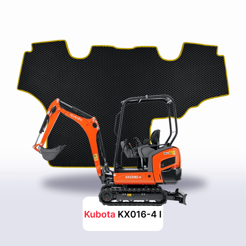 Car mats EVA for Kubota KX016-4 1 gen 2014-2025 year DIGGER