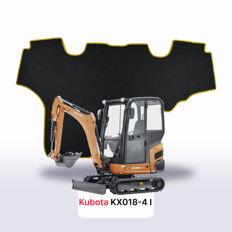 Car mats EVA for Kubota KX018-4 1 gen 2018-2028 year DIGGER