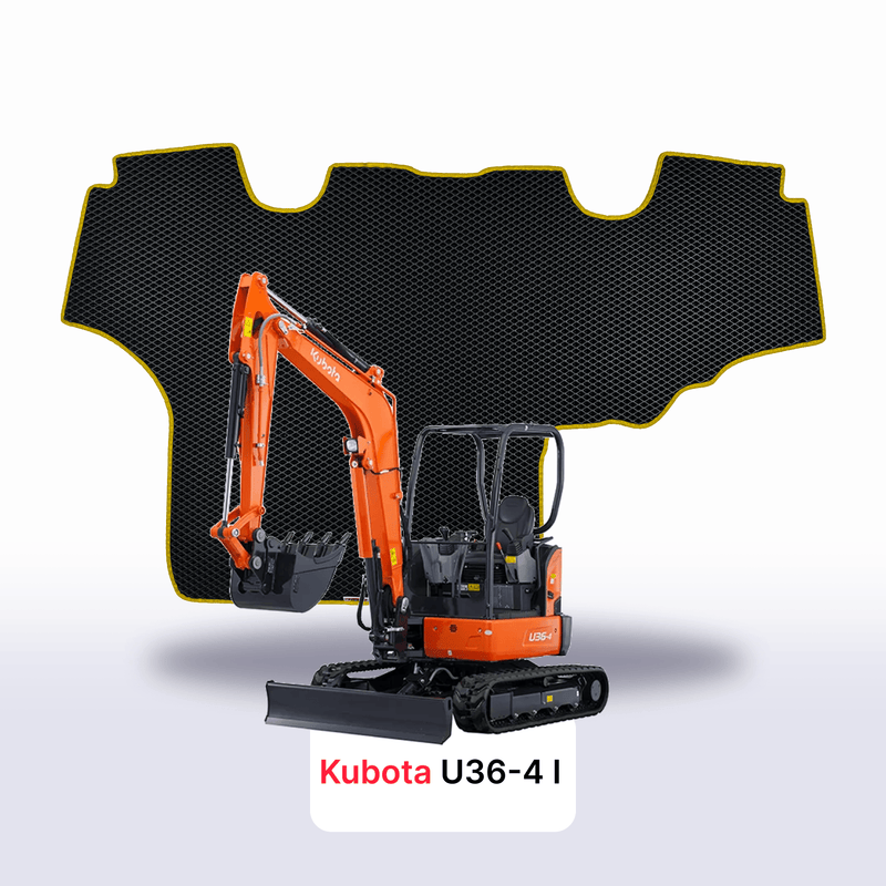 Car mats EVA for Kubota U36-4 1 gen 2024-2025 year DIGGER