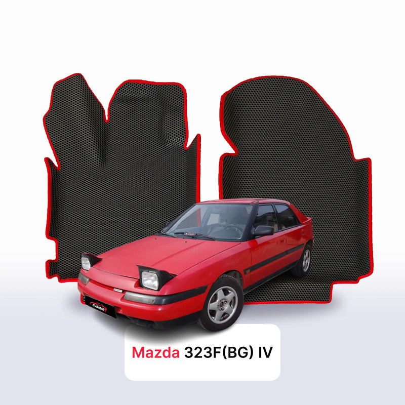 Car mats EVA for Mazda 323F BG 4 gen 1989-1996 year HATCHBACK/LIFTBACK