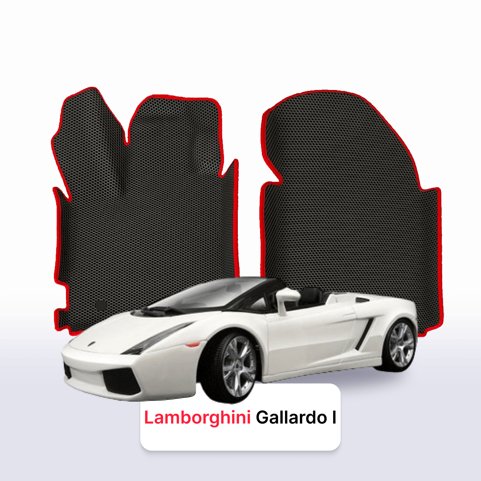 Car mats EVA for Lamborghini Gallardo 1 gen 2003-2013 year Spyder CABRIO