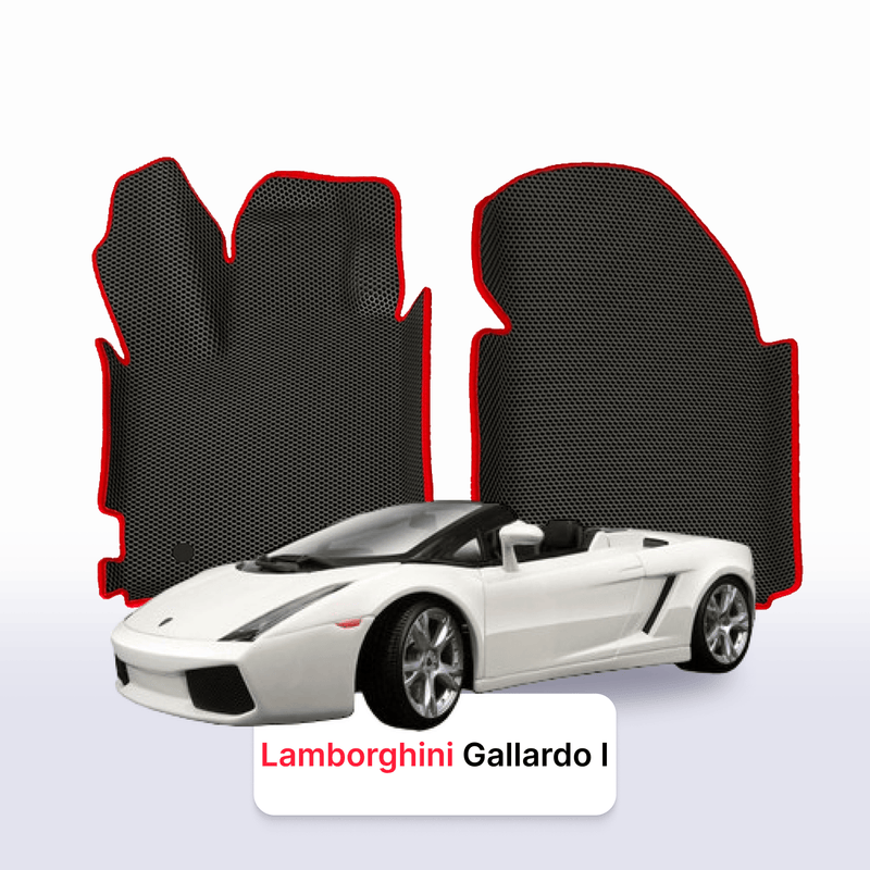 Car mats EVA for Lamborghini Gallardo 1 gen 2003-2013 year Spyder CABRIO