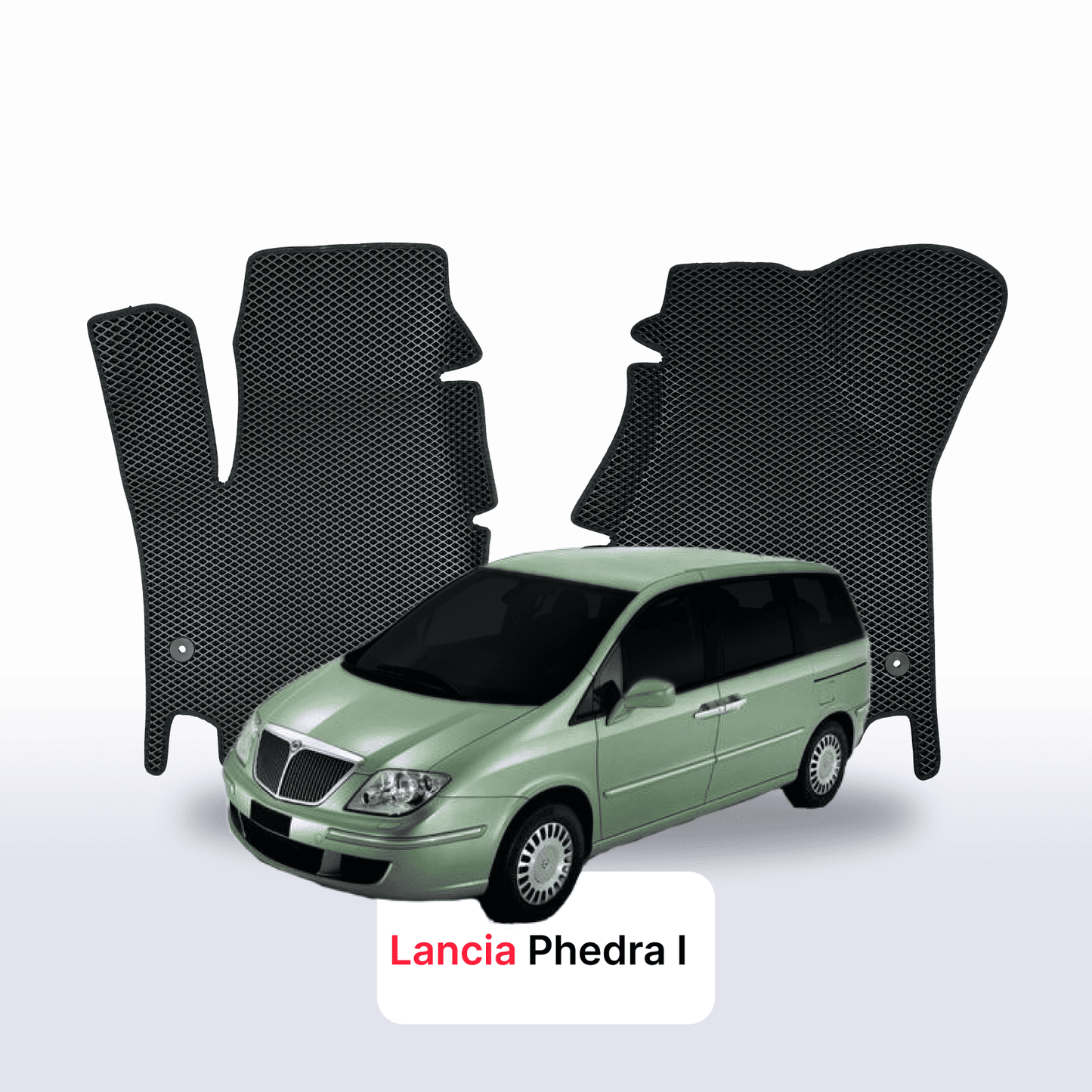 Car mats EVA for Lancia Phedra 1 gen 2002-2010 year MINIVAN