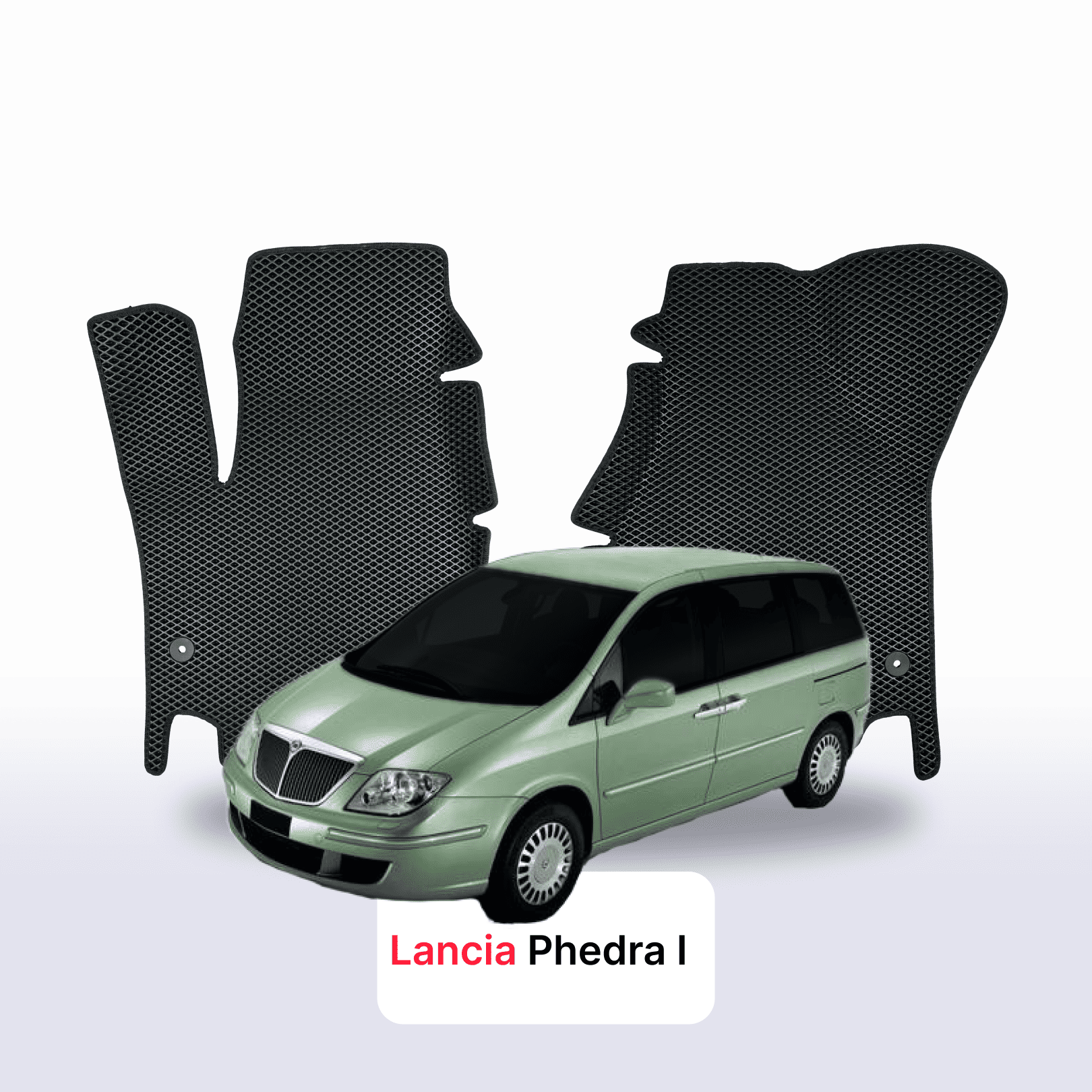 Car mats EVA for Lancia Phedra 1 gen 2002-2010 year MINIVAN