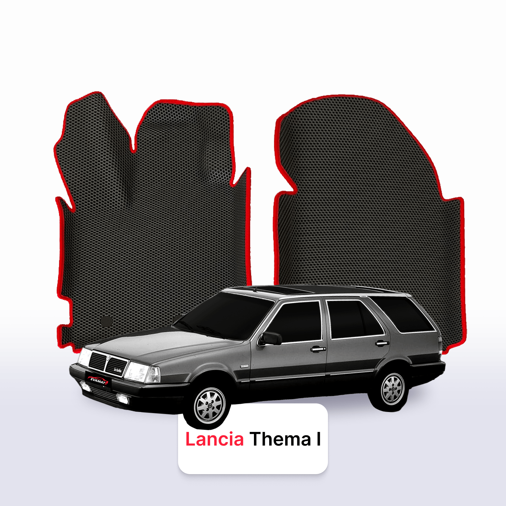 Car mats EVA for Lancia Thema 1 gen 1984-1994 year STATION WAGON