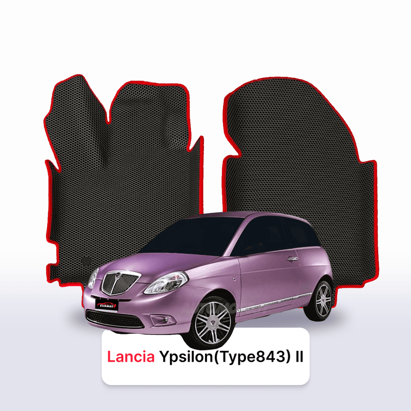 Car mats EVA for Lancia Ypsilon(Type843) 2 gen 2003-2011 year HATCHBACK 3 door