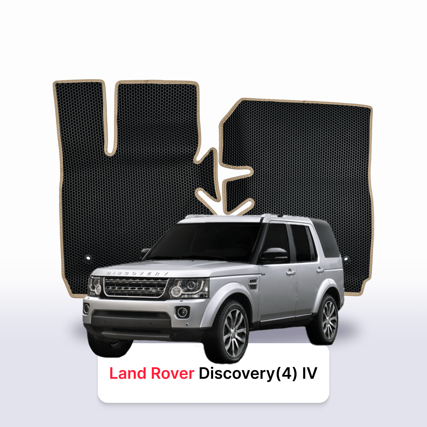 Car mats EVA for Land Rover Discovery(4) 4 gen 2009-2016 year SUV 5 door