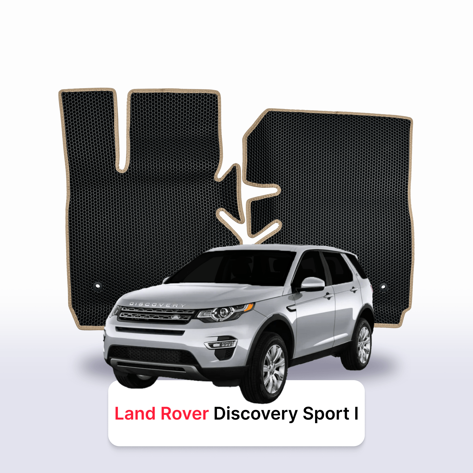 Car mats EVA for Land Rover Discovery Sport pre-facelift 1 gen 2014-2025 year SUV 5 door