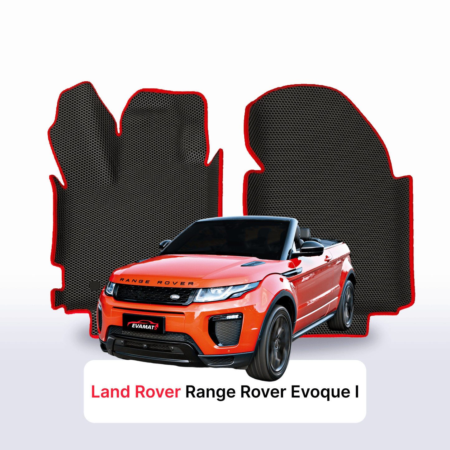 Car mats EVA for Land Rover Range Rover Evoque 1 gen 2015-2018 year SUV CABRIO 3 door