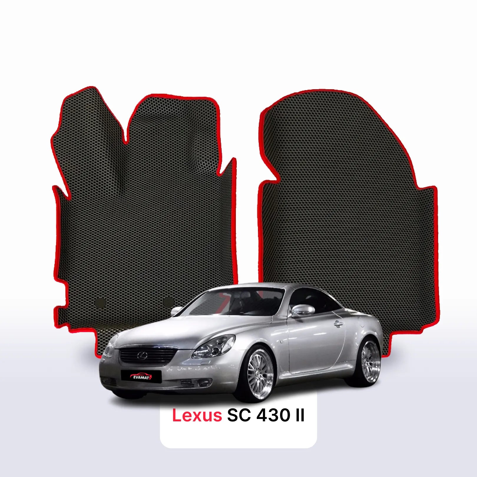 Car mats EVA for Lexus SC 430 2 gen 2001-2010 year COUPE