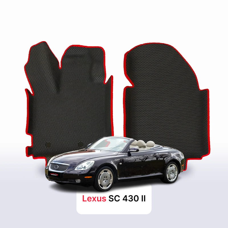 Car mats EVA for Lexus SC 430 2 gen 2001-2010 year CABRIO